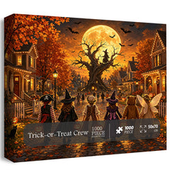 Trick-or-Treat Crew Jigsaw Puzzle 1000 Pieces