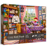 Cozy Knit Nook Jigsaw Puzzle 1000 Pieces