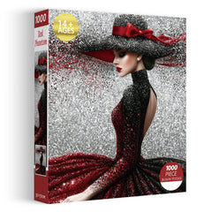 Puzzle Fantasma Rosso 1000 Pezzi