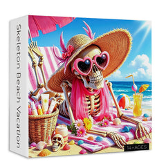 Skeleton Beach Vacation Jigsaw Puzzle 1000 Pieces