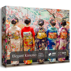 Elegante Kimono Jigsaw Puzzle 1000 piezas