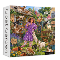 Goat Garden Jigsaw Puzzle 1000 Pieces
