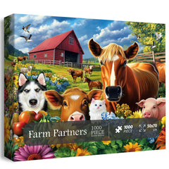 Farm Partners Jigsaw Puzzle 1000 Pieces