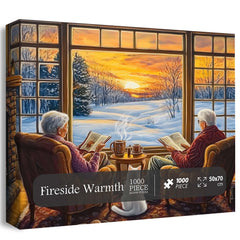 Fireside Warmth Jigsaw Puzzle 1000 Pieces