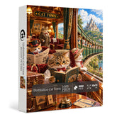 Destination Cat Town Jigsaw Puzzle 1000 Pieces