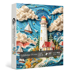 Leuchtturmträume Puzzle 1000 Teile