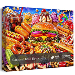 Carnival Food Fiesta Jigsaw Puzzle 1000 Pieces
