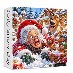 Jolly Snow Day Jigsaw Puzzle 1000 Pieces