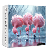 Puzzle Flamants Rougissants 1000 Pièces