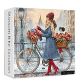 Blossom Bike Excursion Jigsaw Puzzle 1000 Pieces
