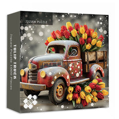 Puzzle del camion dei tulipani 1000 pezzi