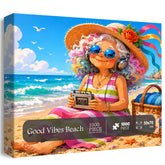 Rompecabezas de Playa Good Vibes 1000 Piezas
