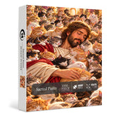 Sacred Purrs Jigsaw Puzzle 1000 Pieces
