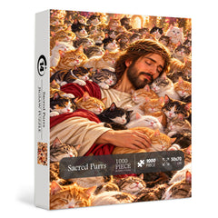 Puzzle Sacred Purrs 1000 pièces