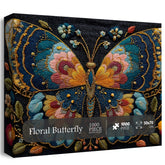 Puzzle con farfalla floreale 1000 pezzi
