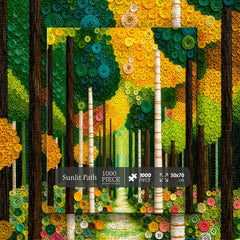 Sunlit Path Puzzle 1000 Teile