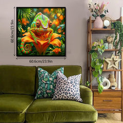 Rainforest Chameleon Jigsaw Puzzle 1000 Pieces