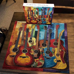 Guitare tissu puzzles 1000 pièces