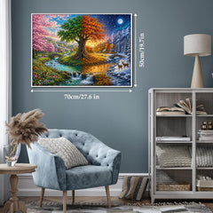 Seasonal Wonder Valley Puzzle 1000 Teile