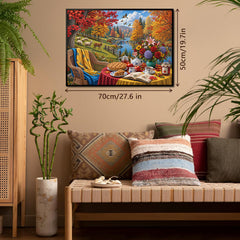 Autumn Retreat Jigsaw Puzzle 1000 Pieces