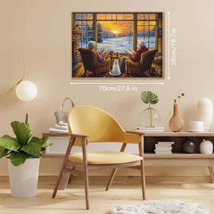 Fireside Warmth Jigsaw Puzzle 1000 Pieces