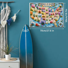 Puzzle America in Fiore 1000 Pezzi