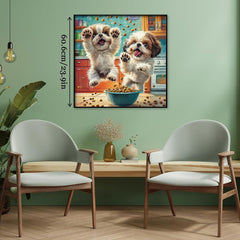 Shih Tzu Snack Time Jigsaw Puzzle 1000 Pieces