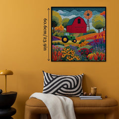 Barn of Blossoming Days Jigsaw Puzzle 1000 Pieces