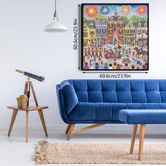 Town Celebration Jigsaw Puzzle 1000 Pieces