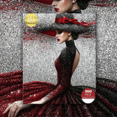 Puzzle Fantasma Rosso 1000 Pezzi