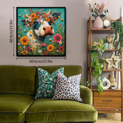 Blooming Bovine Jigsaw Puzzle 1000 Pieces
