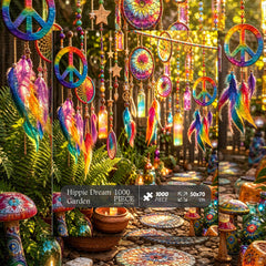 Hippie Dream Garden Jigsaw Puzzle 1000 Pieces