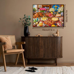 Spring Table Feast Jigsaw Puzzle 1000 Pieces