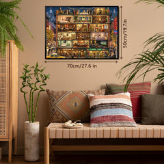 Home in Night Jigsaw Puzzle 1000 Pieces