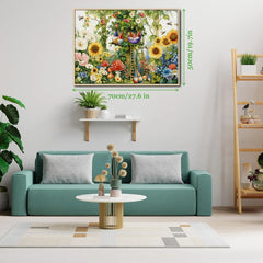 Gnomes in Bloom Jigsaw Puzzle 1000 Pieces