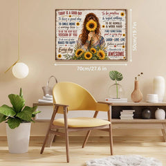 Sunflower Positivity Jigsaw Puzzle 1000 Pieces