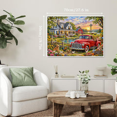 Farm Sunset Jigsaw Puzzle 1000 Pieces