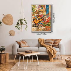 Guitar Cat Jigsaw Puzzle 1000 Pieces