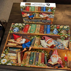 Sleeping on Pages Jigsaw Puzzle 1000 Pieces