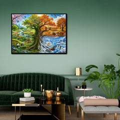 Tree of Four Seasons Jigsaw Puzzle 1000 Pieces