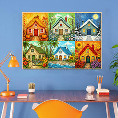 Whimsical Cottages Jigsaw Puzzle 1000 Pieces