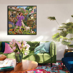 Goat Garden Jigsaw Puzzle 1000 Pieces