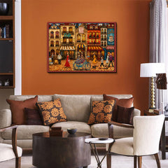 Bustling French Street Jigsaw Puzzle 1000 Pieces