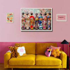 Elegante Kimono Jigsaw Puzzle 1000 piezas