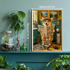 Bathroom Press Pup Jigsaw Puzzle 1000 Pieces