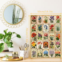 Vintage Floral Medley Jigsaw Puzzle 1000 Pieces