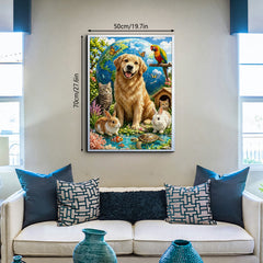 Cute Pet Earth Jigsaw Puzzle 1000 Pieces