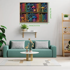 Verzauberte Pilzbibliothek, 1000 Teile Puzzle