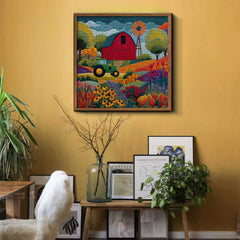 Barn of Blossoming Days Jigsaw Puzzle 1000 Pieces