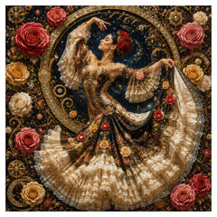 Rose Flamenco Jigsaw Puzzle 1000 Pieces